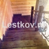83 Лестницы, изготовление лестниц под ключ Чехов, Серпухов, Подольск, Таруса, Заокский, Пущино деревянные, на металлокаркасе